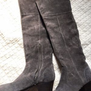 OTK Charcoal Suede Frye Boots